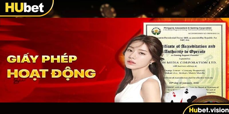 Giới thiệu về giấy phép hoạt động HUBET